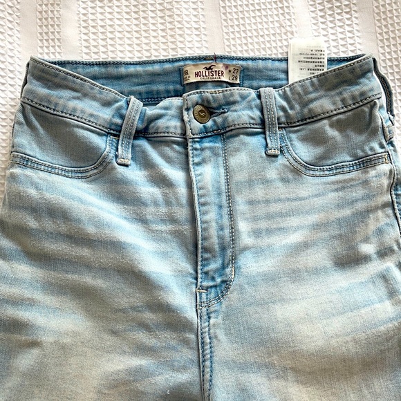 Hollister jeans W27 L29 clear baby blue - Picture 3 of 5